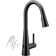 Moen Sleek Matte Black Motionsense Wave Sensor Touchless One-Handle High Arc Pulldown Kitchen Faucet With Power Clean Technology