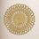 Dhaka Collection Jute Round Placemat