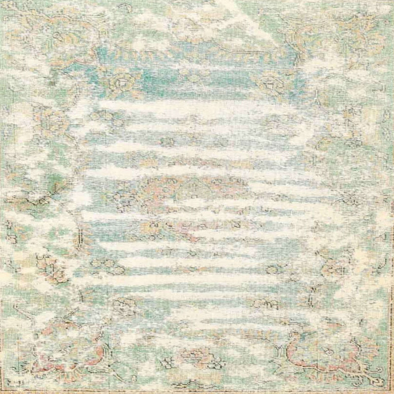 Tapis beige/noir traditionnel Nithsdale, Rond 5 pi