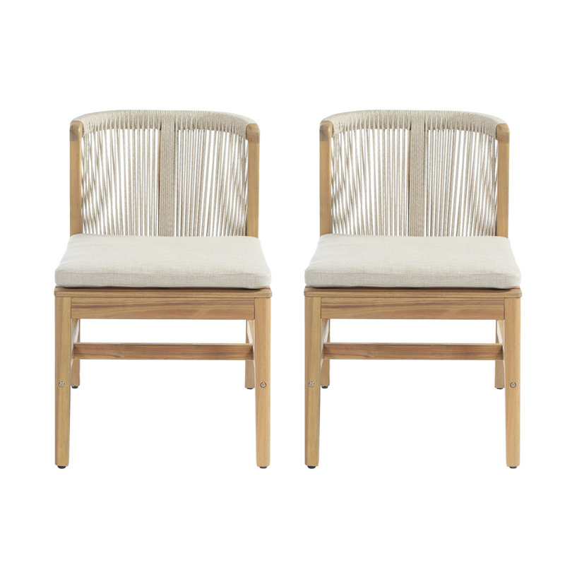 Chaises de salle à manger d'extérieur Caelora
