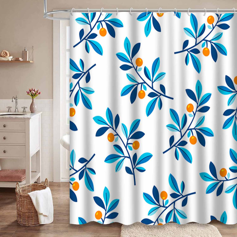 Rideau de douche Elegant Summer, L 72 po x l 84 po
