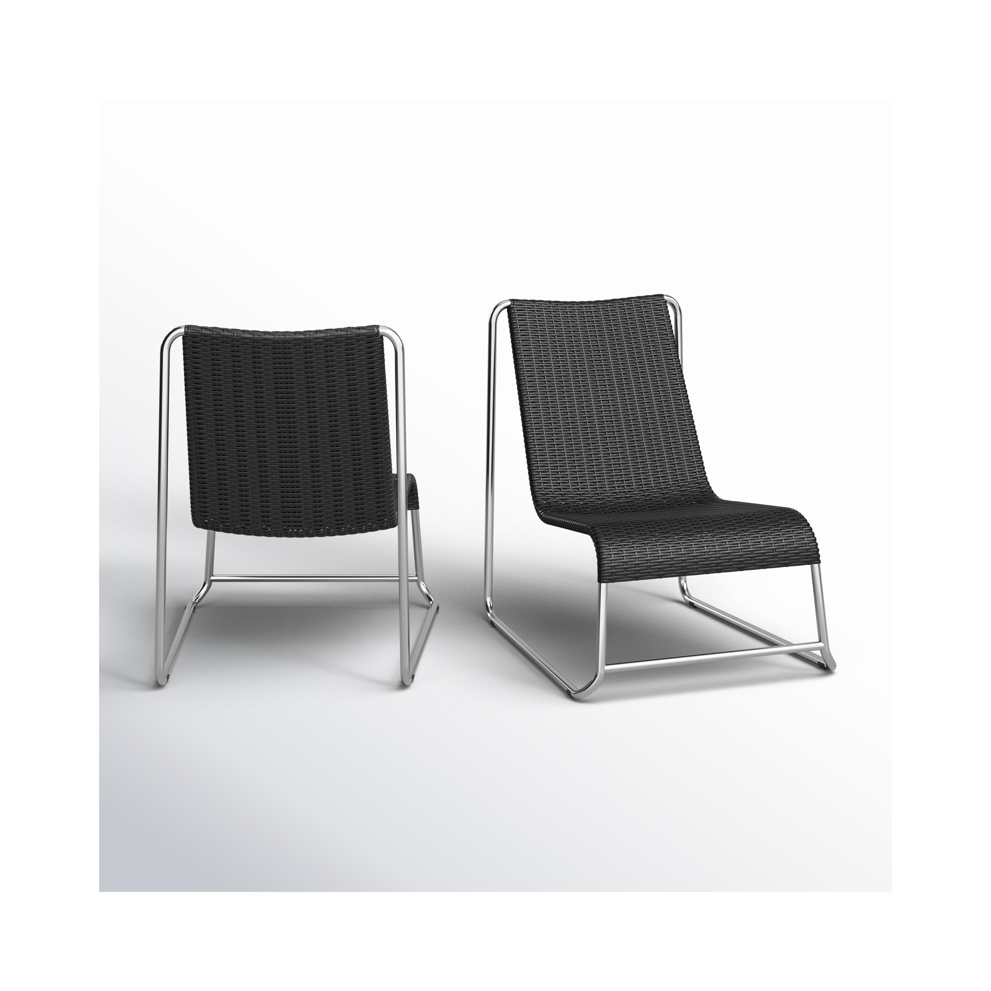  Stacking Patio Dining Side Chair