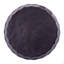 Round Aluminum material 32" Coffee Table, Farmhouse Table with Glossy Diamond-Patterned Base Black
