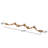 Mango Wood Garland Decorative Brown Candle Holder With Tassel-177260829