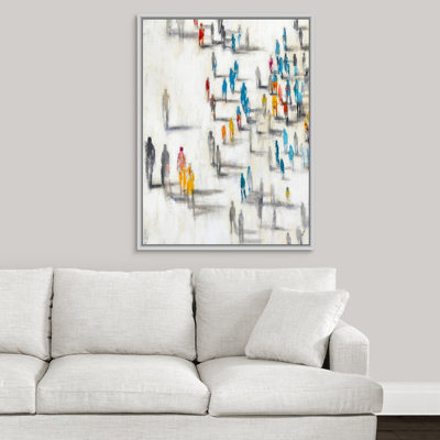 «Past and Présent City», peinture sur toile