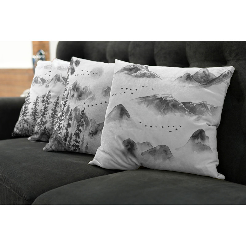 Ensemble de housse de coussin carrée 4 pièces, 20 po X 20 po