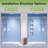 56"-60" W x 76" H Single Sliding Frameless Shower Door with 3/8" (10mm) Crystal Clear Tempered Glass-120944454
