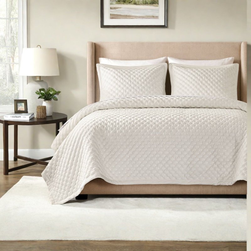 Velvet Coverlet Set