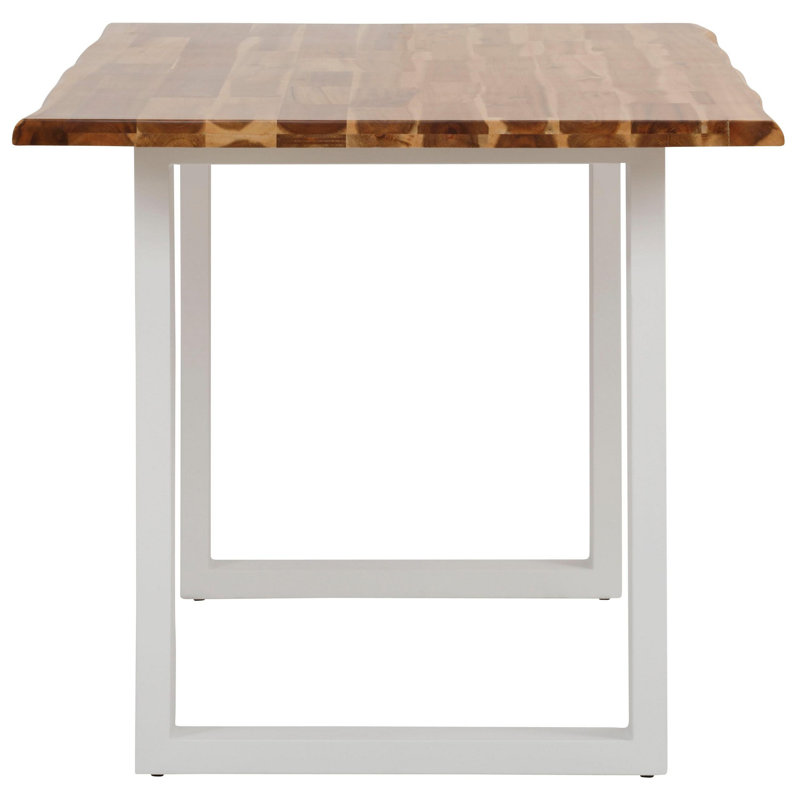 Sites Rectangular Dining Table, White, H76 x L140 x W85cm