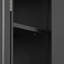 Armoire à chaussures en noir, avec tablettes réglables et solutions de rangement polyvalentes-1912124424