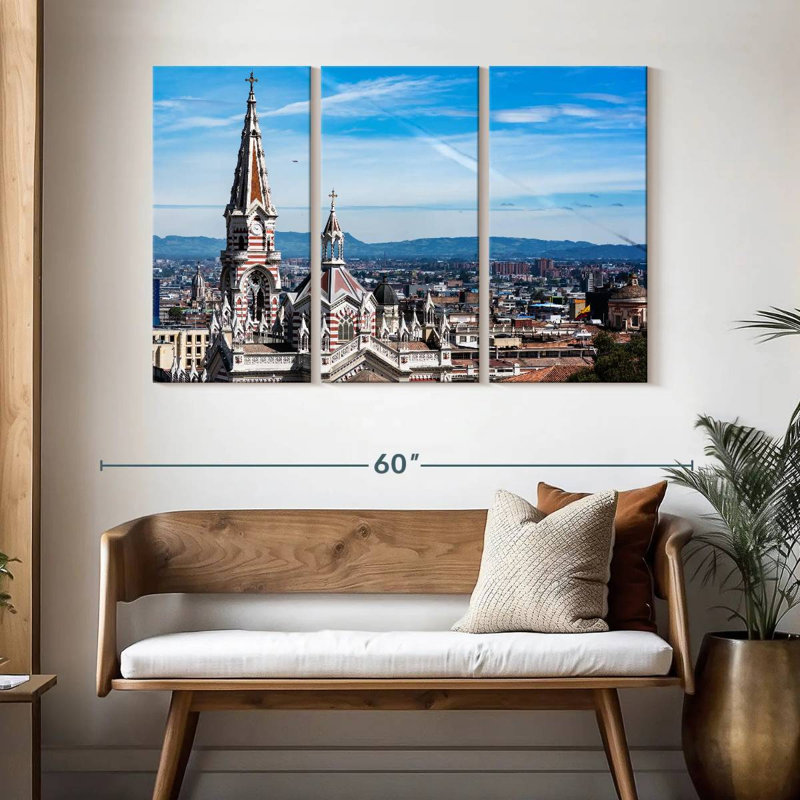 Bogota Cityscape, 32" H x 50" W