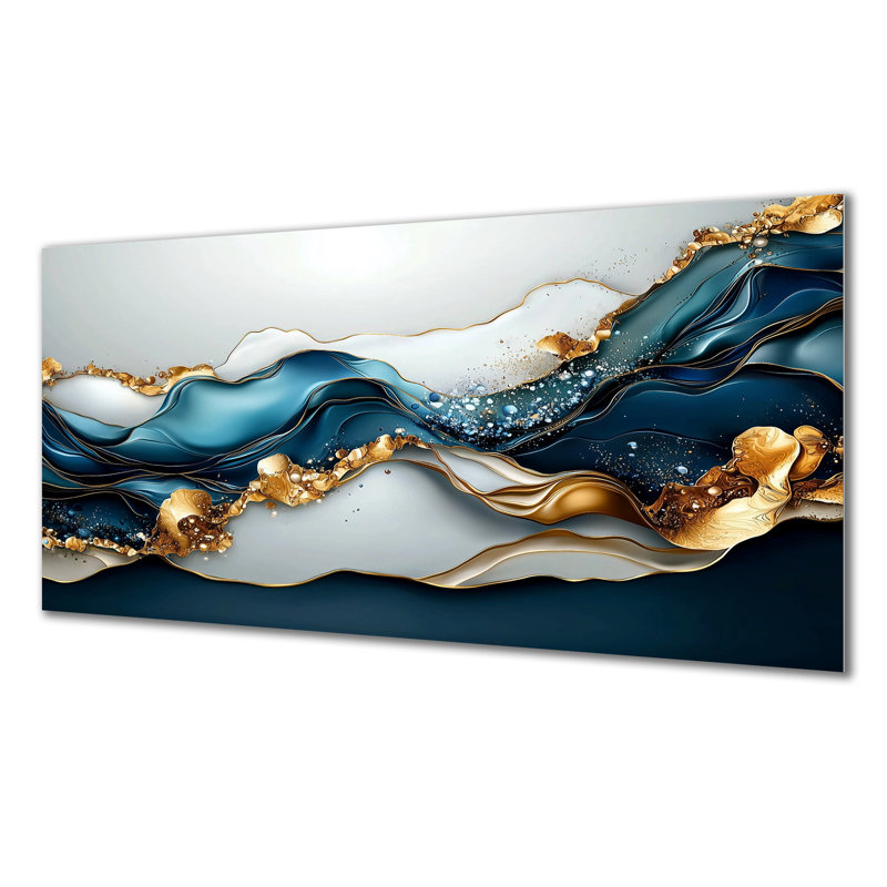 «Blossoming Universe», impression murale moderne, 28" H x 60" W