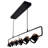 Kudrete 6 - Light Satin Black LED Pool Table Lights Pendant