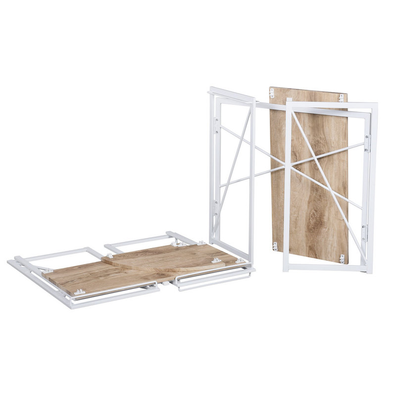 Kul L-Shape Desk, Oak/White