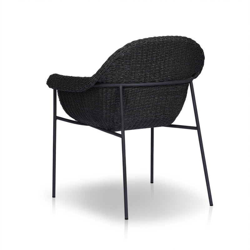 Suerte Outdoor Dining Armchair, Gray