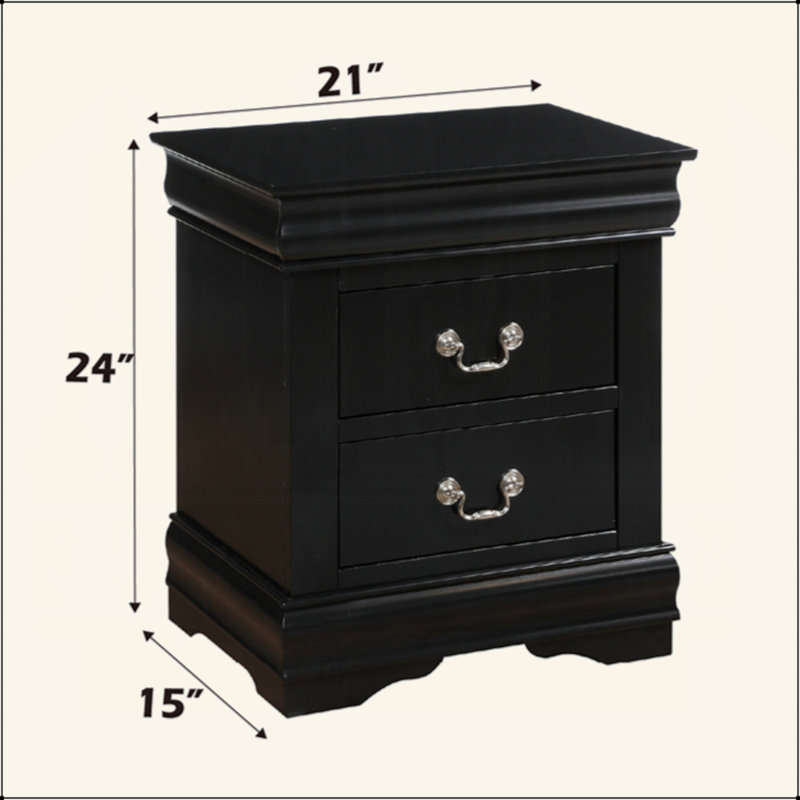 Mobilier de chambre à coucher 1Pc, Noir