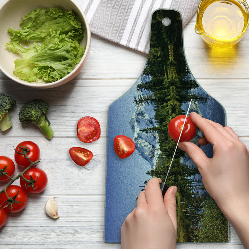 Planche à découper en verre trempé Ambesonne