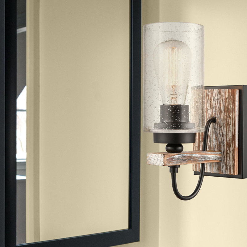 Shauna Steel Armed Sconce, Seedy, LED, Yes