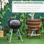 Barbecue au charbon portatif 22,5 po Outsunny