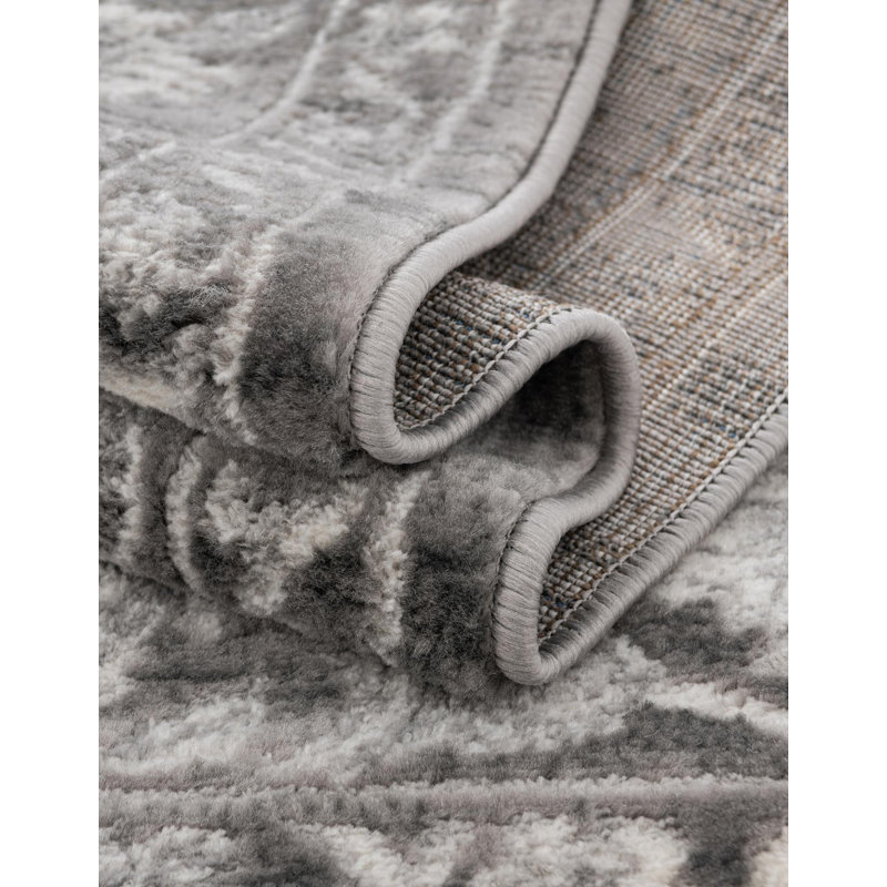 Musselman Rug, Round 5', Gray