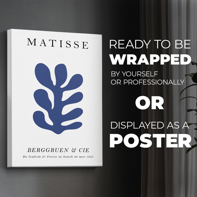 Matisse CCXCVIII Framed Print -Canvas Print Only - NOT FRAMED, 48" H x 32" W