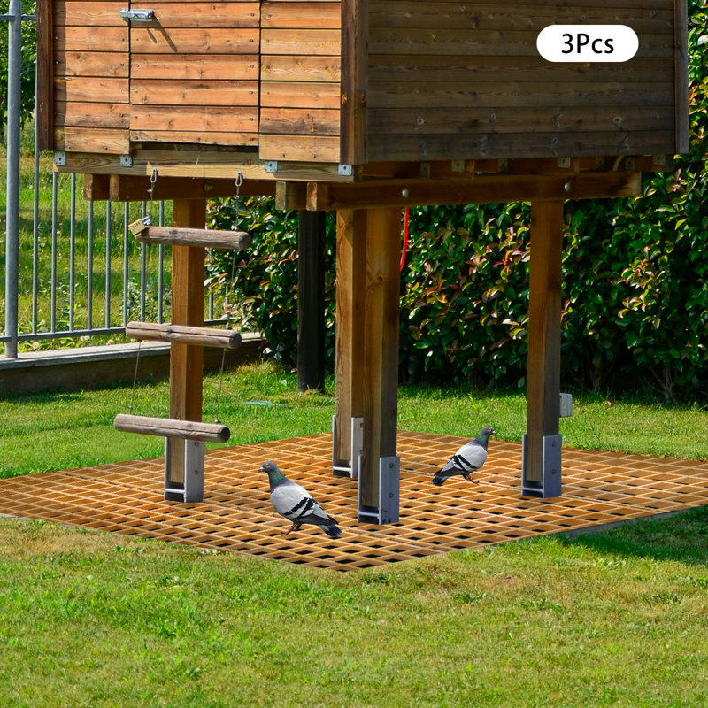 3 pièces de couvercles de caillebotis en PRF, H 1,49 po x L 31,49 po x l 9,44 po