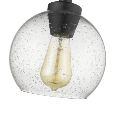 Saltash Glass Semi Flush Mount