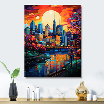 " Colorful City Montreal Popart "