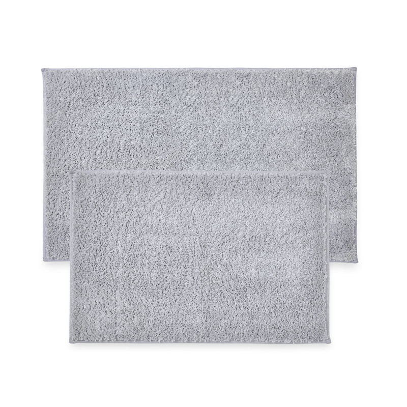Alheide Non-Slip Bath Rug, Grey