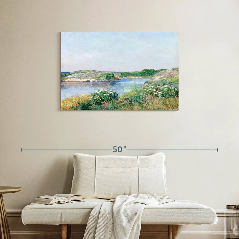 Alvord The Little Pond Appledore, H 24 po x l 36 po