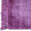Tapis intérieur rose contemporain en soie et viscose tissé à la main