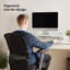 Adjustable Solid Wood Top Metal Base Standing Desk Converter