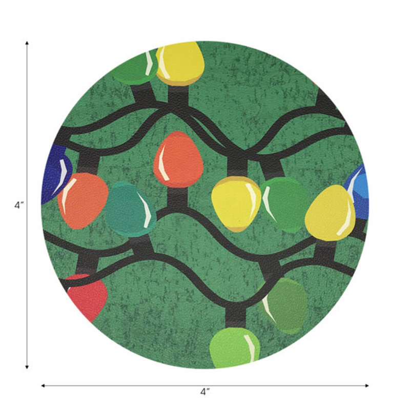 Sous-verres Xmas, Vert