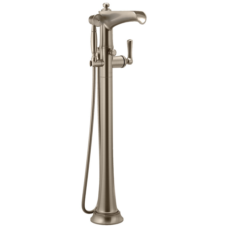 Rook® Single-Handle Freestanding Tub Filler, Luxe Nickel
