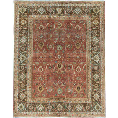Mahal One-of-a-Kind 11'11" X 14'11" Wool Area Rug in Orange