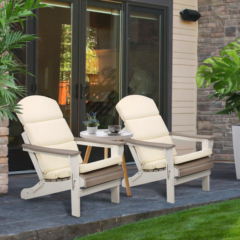 Aoodor Adirondack Chair Cushions, Beige