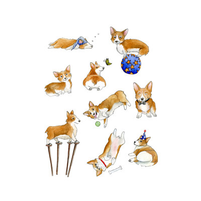 " Corgis " by Leah Tedesco
