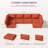 Wynee Outdoor Cushions Set 5" Outdoor Furniture Replacement Cushions Patio Furniture Cushions And Sectional Cushions-1514473282-1536625408-1536625411