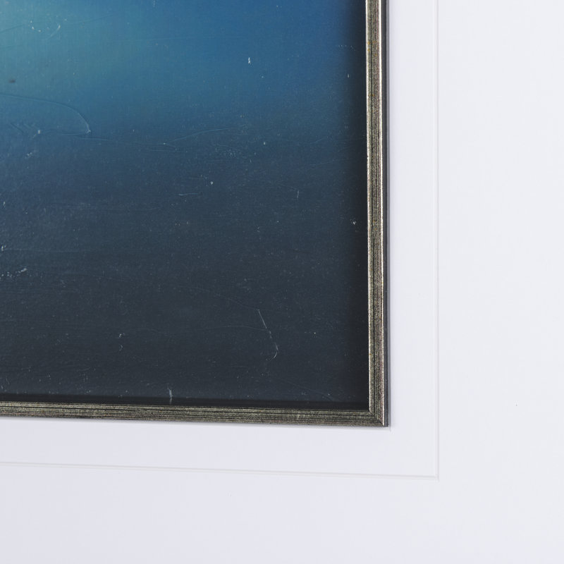«John Day II» par Chad Mackay a, reproduction d'art encadrée à la main, Mountain Top Thaw, 41.5L x 1.6W x 31.5H