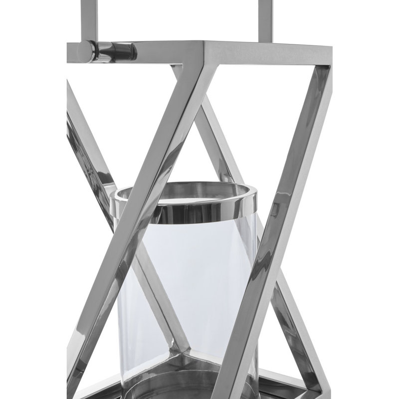 Thaddeus Tabletop Lantern, 54 cm H x 23 cm W x 23 cm D