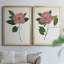 Pressed Camellia I - ensemble de 2 reproductions d'art sur toile encadrées-6273065-6273064