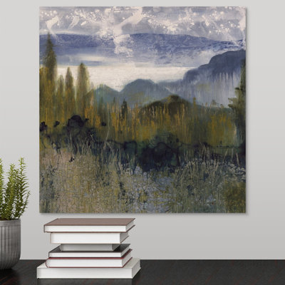 « distante peak », peinture sur toile