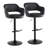 Lake Adjustable Bar Stools with Rounded T Footrest