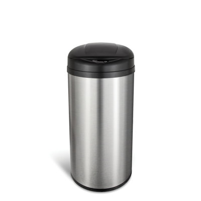 Steel Motion Sensor Kitchen Trash Can - 13 Gallons