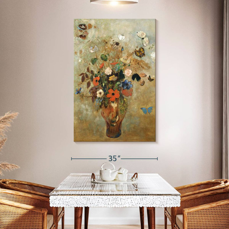 Harnek Nature morte aux fleurs 1905, H 51 po x l 34 po