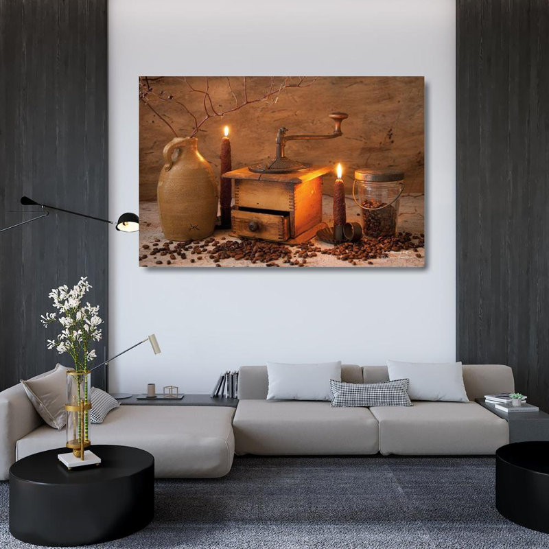 Art sur toile tendue Lark Manor ™ Hoover, Irvin Gallery: Early Morning Coffee HOO115, H 33 po x l 48 po