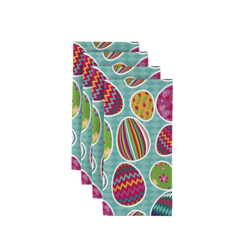 Polyester Abstract Square Napkin