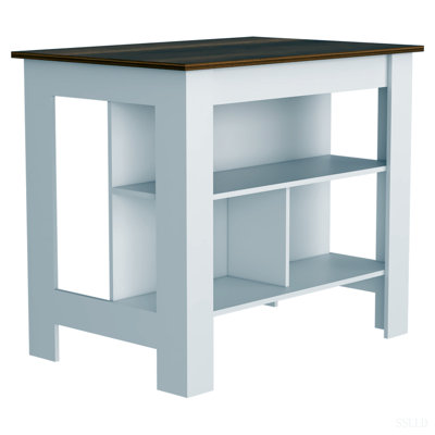 Kitchen Island Dozza, Three Shelves