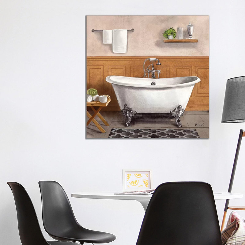 Serene Bath I by Bannarot - Wrapped Canvas Print, 93.98 cm H x 93.98 cm W x 3.175 cm D