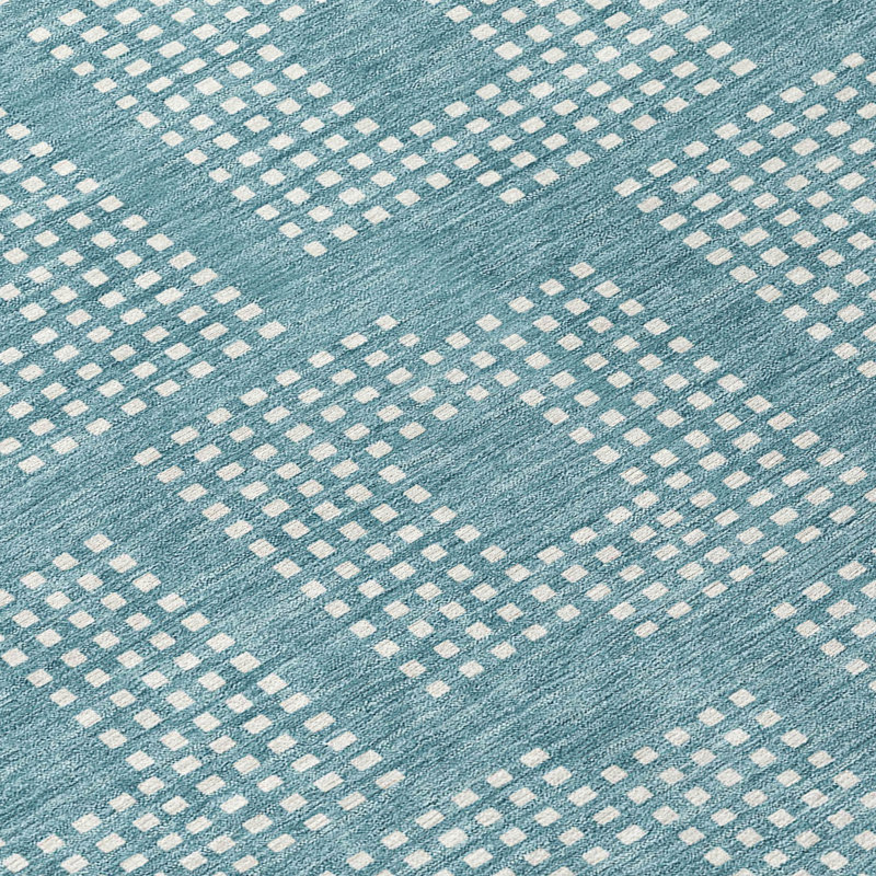 Malek Indoor/Outdoor Area Rug with Non-Slip Backing, Rectangle 5' x 7'6"